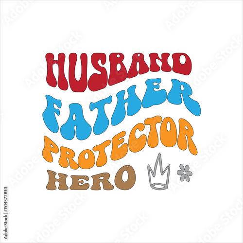 Father retro JPG,EPS design bundle.