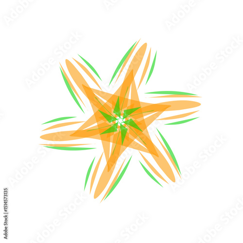 abstract star logo