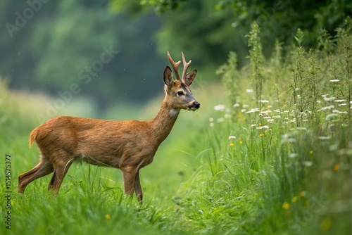 deer in the grass