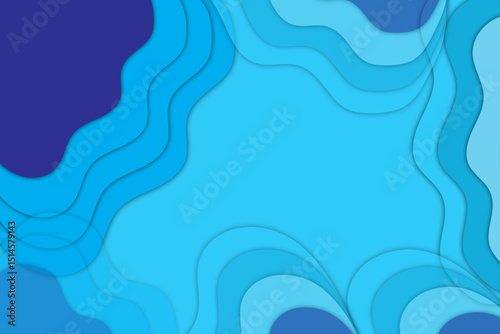 Colorful Abstract Layered Paper Cut Backgrounds Collection. Colorful Modern 3D Fluid Shapes, Wavy Patterns, Creative Geometric Art Templates for Posters, Banners, Presentations, and Web Design.