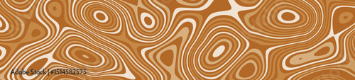 Peanut chocolate swirl pattern. Wave caramel background vector. Butter chocolate cream sauce with abstract splash drip. Fudge creamy wavy drizzle with Liquid syrup coffee twirl like brown marble candy