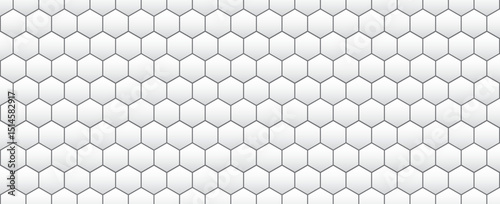 Vector illustration of hexagons pattern. Geometric abstract background with simple hexagonal elements. Creative idea for medical, technology or science design
