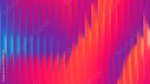 Gradient Glass Neon Fractal Blur Pattern Background Abstract. Blue Aura Glossy mesh hologram effect with multicolored fluid distortion. Neon poster wallpaper featuring soft prism light.