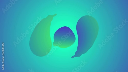 Abstract gradient background with soft, organic fluid shapes in cool tones of teal, green, and hints of purple. Ideal for modern, tranquil, and digital design projects.