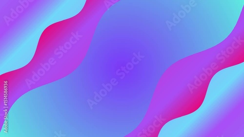 Abstract wavy fluid gradient background in striking neon purple and blue hues, perfect for modern digital designs, presentations, and creative projects.
