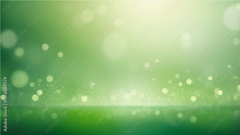 Obraz premium AlbedoBase_XL_Abstract_green_Defocused_bokeh_background