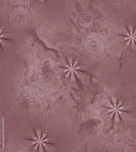 Wallpaper Mural beautiful flower fractal background design print Torontodigital.ca