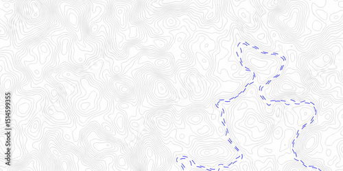 Contour abstract map relief land outline. Topographic map patterns. White wave paper curved reliefs abstract background. Background of the topography map. Abstract pattern with lines.	
