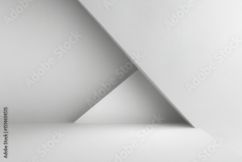 clean ultrabright background featuring prominent geometric shape emphasizing thin lines and minimalistic design