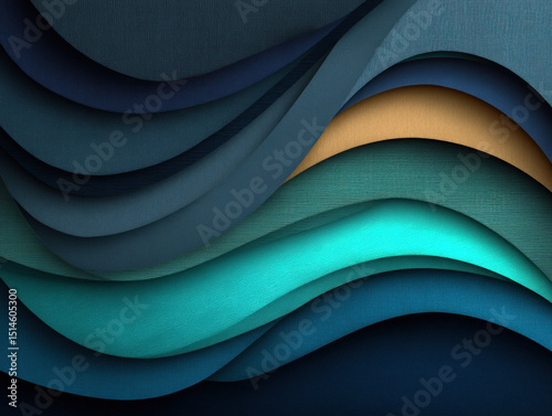 Dark Blue Abstract Background