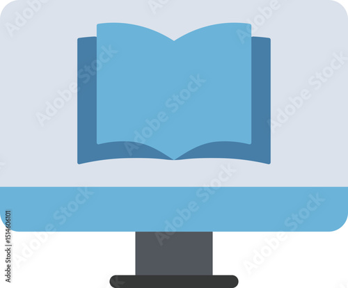 Online Course Flat Icon