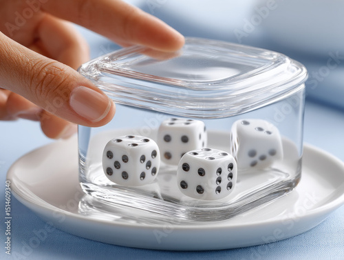 Dice Shaker: A container wi...