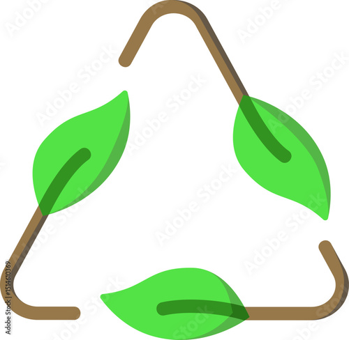 Recycle Sign Flat Icon