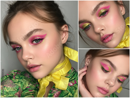 Playful makeup styles for t...