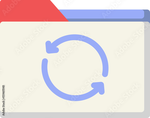 Reuse Folder Flat Icon