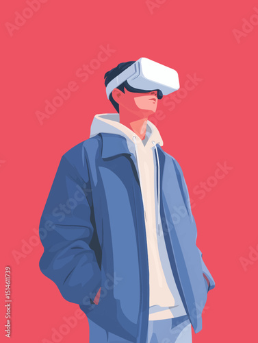 Immersive VR Experience Exploring Metaverse Worlds