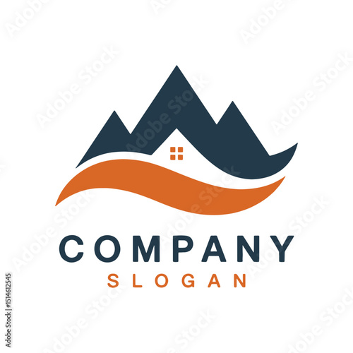 Mountain Logo Design Vector, Unique and Professional Mountain Logo Design