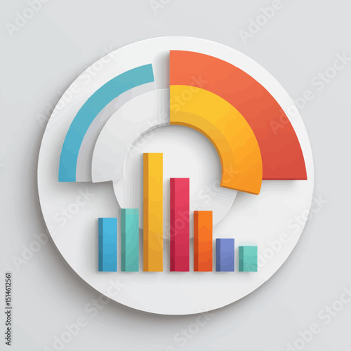 Data Visualization Colorful Charts  Graphs for Business Reports