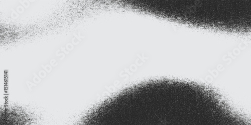 Black texture overlay. Dust grainy texture on white background. Grain noise stamp. Old paper. Grunge design elements.modern