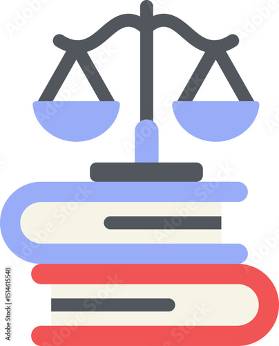 Legal Dictionary Flat Icon