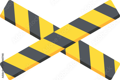 Crossing Sign Flat Icon