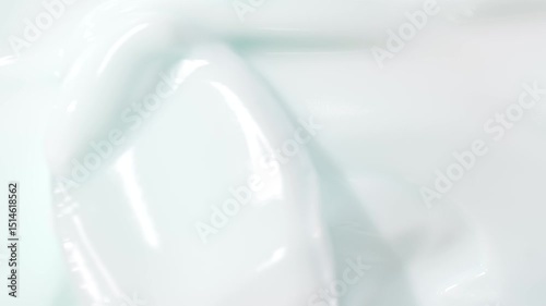 Moisturising face cream swatch, motion with spatula