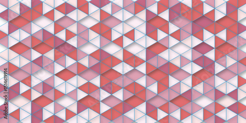 Wall of colored concrete prisms as wallpaper or background.   abstract geometric background creating stunning visual design