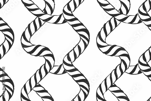 vector seamless pattern with leaves