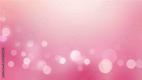 Bright pink and purple bokeh heart pattern for a festive holiday love backdrop