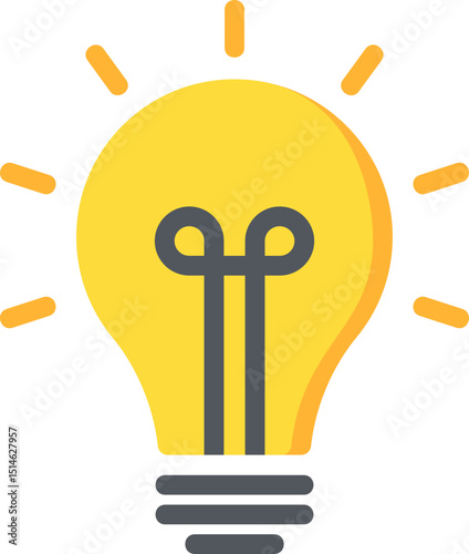 Light Bulb Flat Icon