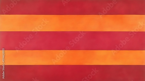 Abstract Red and Orange Horizontal Stripes Texture Background