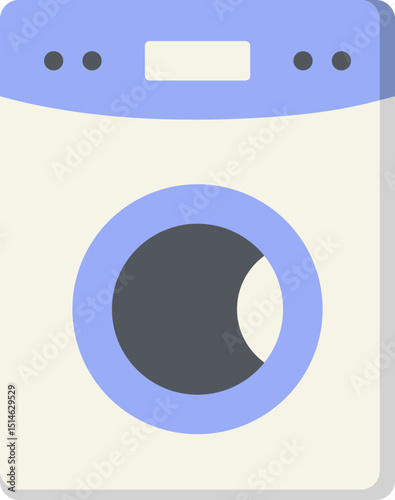 Washing Machine Flat Icon