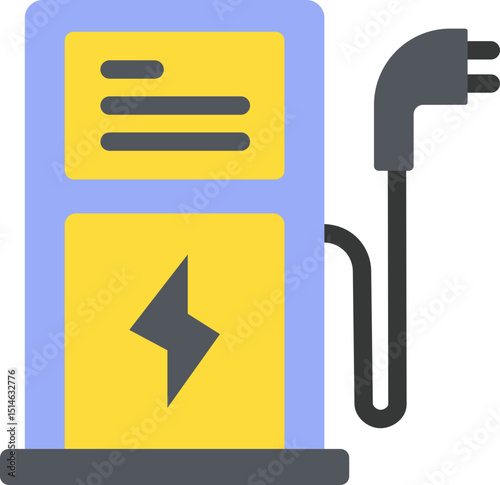 Power Station Flat Icon