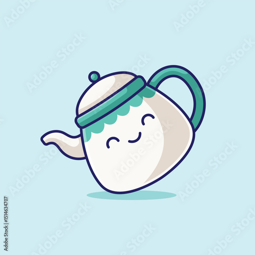 Simple Classic Coffee Pot for Brewing Perfection cartoon vector illustration Collection of Drink concept icon isolated