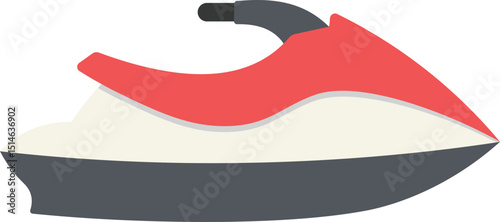 Jet Ski Flat Icon