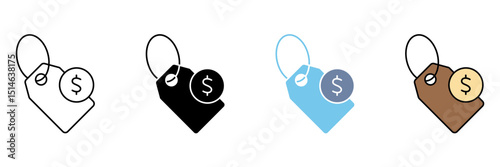 EXPENSIVE concept line icon. Simple element illustration.