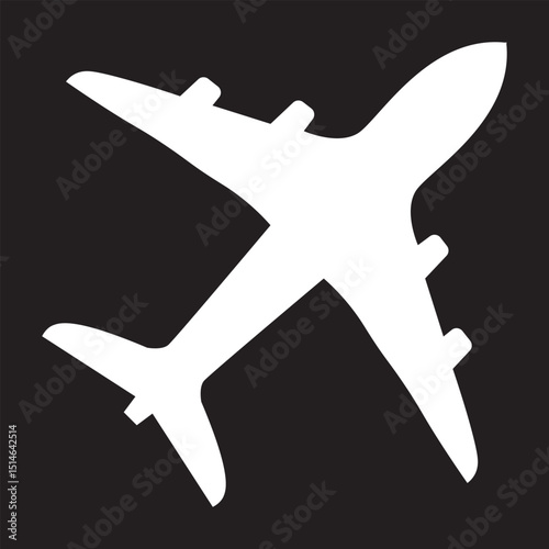 Plane icon set. Flight transport symbol. Airplane icon vector. Travel flat illustration. Travel symbol. Vector EPS 10