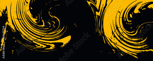 Abstract colorful artistic wavy banner design. Abstract multi-color wavy colorful motion spilling surface.