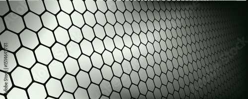 Seamless pastel green geometric hexagon pattern, hexagonal motif, hexagonal background. ornamental motif