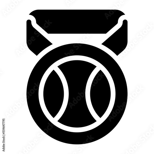 medal glyph icon