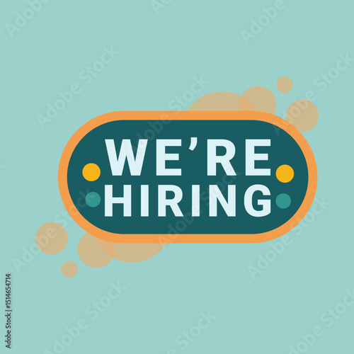 Hiring poster advertisement for promotion job vacancy recruitment campaign, career notice