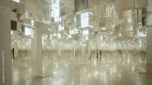 Mirror Maze Installation: An Immersive Art Experience