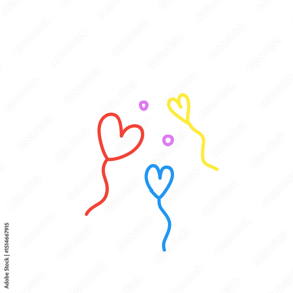happy birthday line elements doodle happy birthday line elements doodle