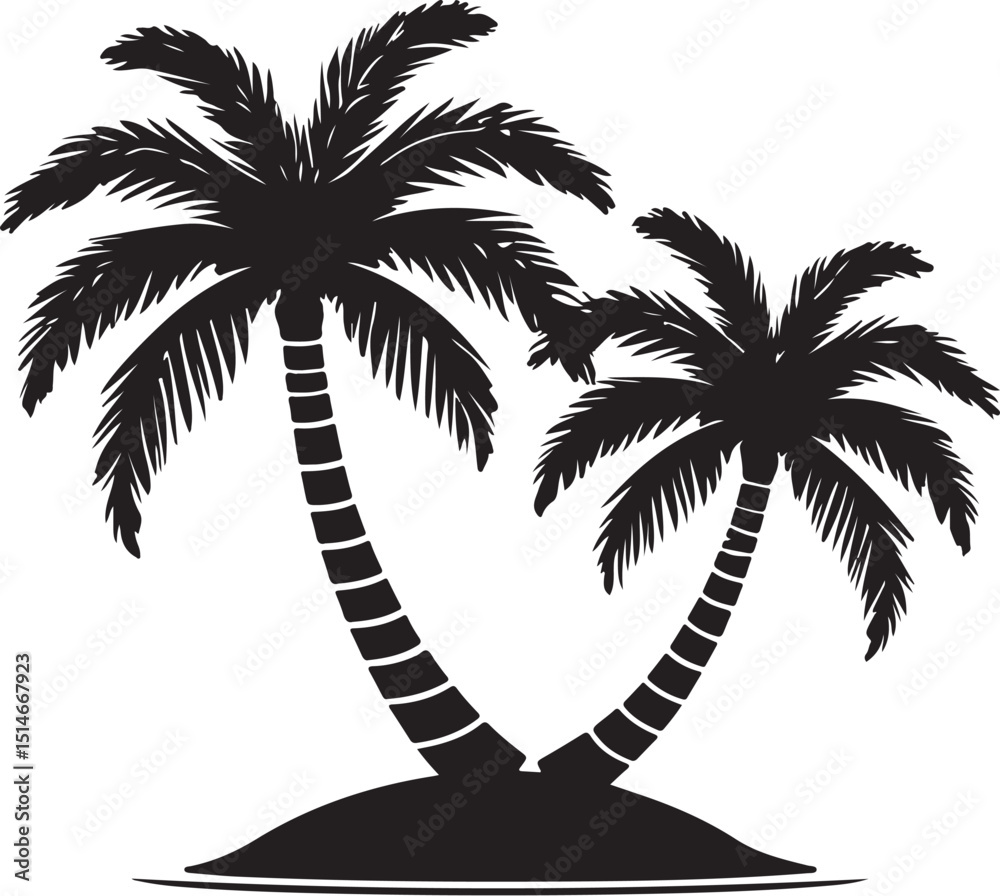 Fototapeta premium Tropical Palm Tree Bundle