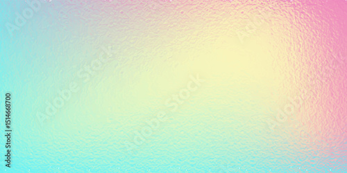 Abstract pastel rainbow hologram, silver iridescent foil texture background, raster image.