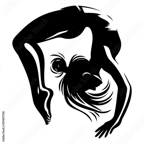 Backbend Silhouette