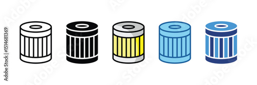 Oil Filter  Icon Element For Design