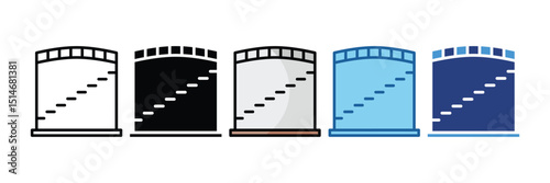 Storage Tank  Icon Element For Design