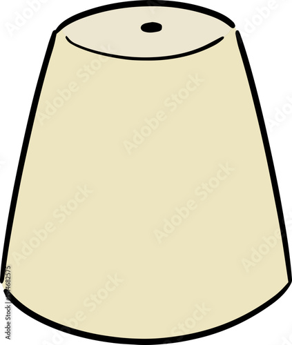 Illustration of condiment bottle
