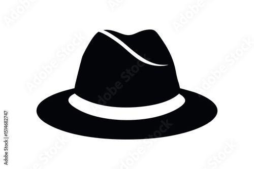 detective hat vector graphic